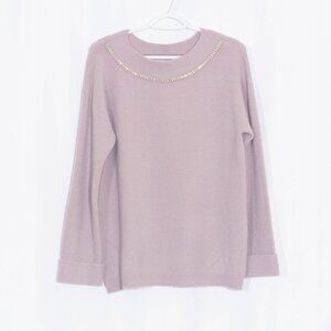 SOFT SURROUNDINGS Wool Blend Beaded Sweater Size XS